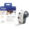Brother DK11218 Label Roll Round 24mm Black on White 1000 Labels Per Roll