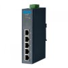 Przemysłowy switch z portami PoE - 1 port gigabitowy (RJ-45), 4 porty FE PoE/PoE+, zasilanie 24-48VDC EKI-2705E-1GPI-A