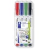 Staedtler 341 WP4 Lumocolor marker whiteboard assorted colour drywipe
