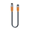Kabel konfekcjonowany sensor/aktuator obustronny M12 męski prosty M12 żeńskie prosty 4-pin z kablem 10m RSTS 4-RKTS 4-288/10 M
