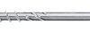 Fischer 561785 PowerFast II Wkręt do drewna z łbem stożkowym 6 mm 120 mm Wewnętrzna ząbkowana stal cynkowany galwaniczni