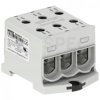 Złączka szynowa 3-torowa Al/Cu 6-95mm2 490A 1500V na TH35 szary OTL95-3 MOREK