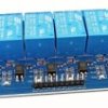 Moduł 8 przekaźników z separacją optyczną, 5Vdc, wyjście 10A / 250V