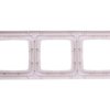 KARO Ramka potrójna ecru perłowy R-3S/42