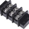 4mm² Złącze wtykowe do druku Czarny 3-żyłowe, Śruba, 750 V Swobodne zawieszanie, montaż na panelu