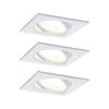 Lampa do zabudowy Paulmann 93472 Zestaw 3-elementowy 19.5 W 460 lm