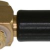 Swivel screw connection, brass, for 4 x 1 and 4 x 0.65 tubing, 52.095