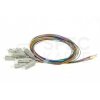 Pigtail światłowodowy FO MM SC/UPC 50/125 OM4 Semi Tight 0.9mm bezhalogenowy LSOH kolorowe 2m 12szt PFOT