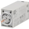 H3YN-4-24DC Przekaźnik czasowy o zakresie zliczania 0,1s÷10min, wyjściu typu 4PDT, napięciu zasilania 24VDC, montowany na podsta