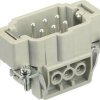 HARTING 09330062601 Wstawka pinowa męska Han® 6E-M-s, seria Han® E, 6+PE, 1 szt.