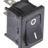 Przełącznik kołyskowy Wł.-wył. Nie 10 A SPST Czarny IP40 Marquardt