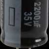 EEUFR1V222 Electrolytic capacitor, radial, 2220 µF, 35 V, 105°C, low ESR