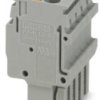 Plug, push-in connection, 0.14-1.5 mm², 5 pole, 17.5 A, 6 kV, gray, 3212549