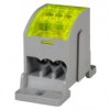 Blok rozdzielczy LKN 80A (3x16 - 4x6) Al/Cu- żółty
