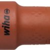 VDE 3/8 inch socket wrench, external hexagon, 18 mm, L 45 mm, 246208