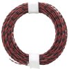 Donau 210-10 Elektronik Twin-Core Wire 2x0.04mm² Red/Black 10m For LEDs