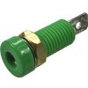 Gniazdo banan 4mm 24.244.4 Amass zielone