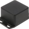 Aluminum die cast enclosure, (L x W x H) 51 x 51 x 31 mm, black (RAL 9005), IP65, 1590WLBFLBK