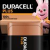 PLUS-4,5V K1 Duracell Plus, alkaline battery, flat battery, pack of 1