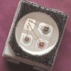 LED, Montaż powierzchniowy, Zielony, Czerwony, 4-pinowy, 2.2 V PLCC 4, 120 °, Broadcom