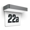 Oprawa numeryczna solarna z czujnikiem zmierzchu STEINEL Xsolar SOL-O HN 0,07,W 3000K IP44 IK03 antracyt / aluminium ST065935