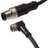 Vk100f81, Kabel Przyłączeniowy, 1M, M8 Żeński 4Pin Kątowy, M12 Męski 4Pin...
