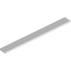 Extruded heatsink, (L x W x H) 1000 x 100 x 25 mm, 2.46 to 0.68 K/W, natural aluminum, SK 508 1000 AL