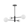 Lampa Wisząca Czarna Dorado 4 Lp-002/4P Bk Light Prestige