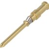 09150006123 Styk męskie stop miedzi niklowany,złocony 0,5mm2 Han D 10A