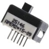 Przełącznik suwakowy, DPDT, montaż PCB, 1 A przy 30 V DC, -40 → +85°C, APEM