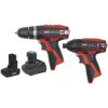 Sealey CP1200COMBO6 2 x 12V SV12 Series Cordless Power Tool Combo Kit