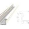 Profil Alu Wpuszczany , Lakierowany Biały, Dł. 3000Mm, Max Szer Taśmy 12Mm