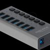 63669 External SuperSpeed USB Hub with 7 Ports + Switch