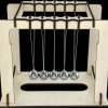 62900 Kit: Newton's cradle with five metal spheres, functional model