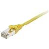 Equip 605561 RJ45 patch cable CAT 6 Yellow gold plated 2.00 m Network Cable