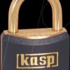 K12440BLUD Brass lock, blue sheathed