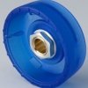 Rotary knob, 6 mm, PC, blue, Ø 33 mm, H 14 mm, B8333066