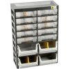 Allit 458140 VarioPlus Storage Bin 305x435x170mm Black/Grey/Yellow