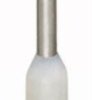 Insulated wire end ferrule, 0.5 mm², 16 mm/10 mm long, DIN 46228-4, white, 216-241