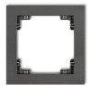 DECO Ramka uniwersalna z tworzywa grafitowy 11DR-1 KARLIK