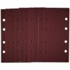 Draper 54851 1/3 Sanding Sheets with Hook and Loop, 93 x 190mm, 80 Grit 10Pc