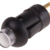 Przycisk miniaturowy Chwilowy SPST średnica wycięcia 8mm, montaż PCB RS PRO