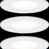 93442 Nova recessed light, 6.5 W, 2700 K, rigid, round, matt white, se