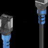 FI-PC110-020 Patch cable, Cat.6a, S/FTP, black, 2 m