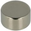 Magnes stały; cylindryczny; N38; 15mm; 8mm; niklowany; neodymowy
