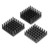 Heatsink - 25mm SQ, 6.35mm fin, Thermal Tape, Adhesive