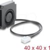 67488 Radial Fan / Blower Fan 12 V DC 40 x 40 x 10 mm with 3 pin fan c