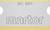 Zapasowe ostrze wtryskiwacza 889 MARTOR 889.57 100 szt. MARTOR 889.57 100 szt.