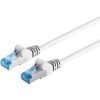 Patch cable, RJ45 plug, straight to RJ45 plug, straight, Cat 6A, S/FTP, PVC, 0.25 m, white, BYB-5-87F5062