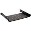 Półka Regulowana Do Szafy Rack 19 Cali 1U 250Mm Czarna